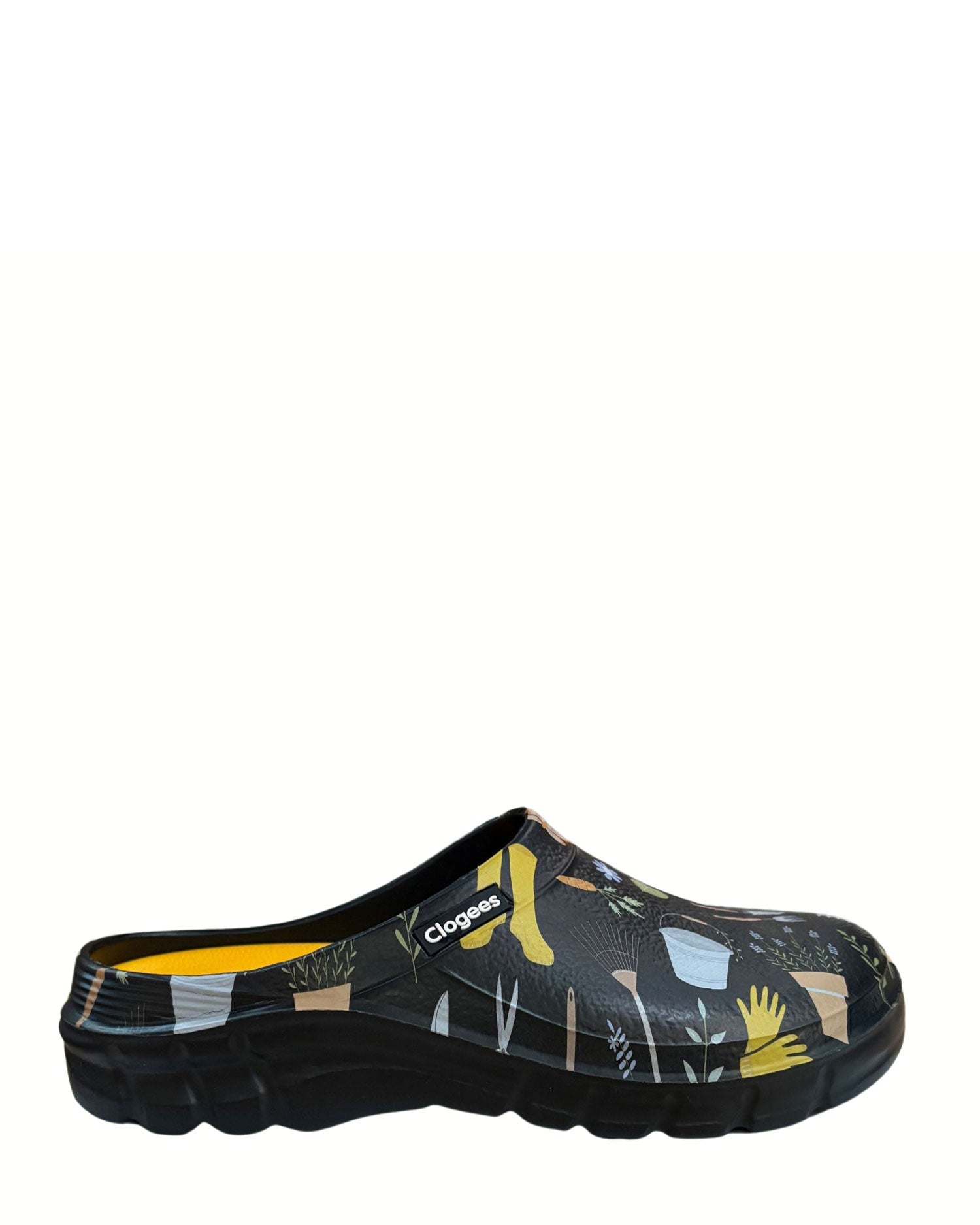 Womens Garden Clogs Black