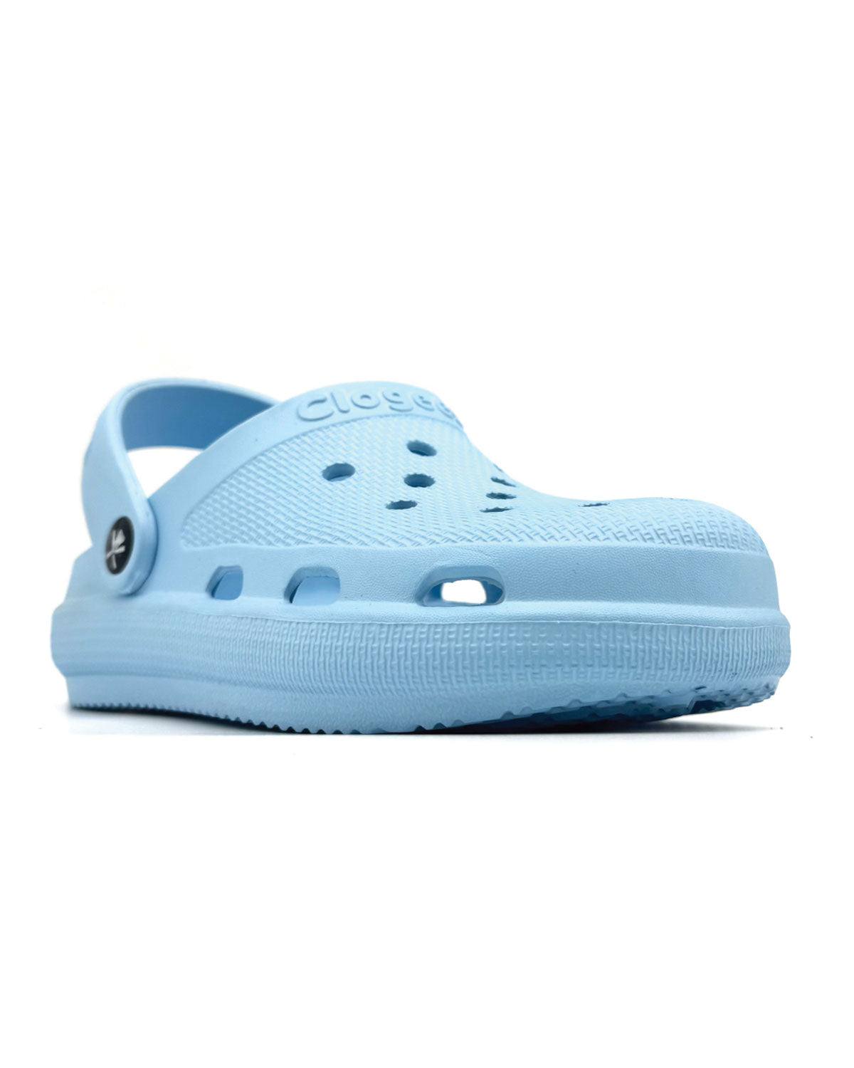 Womens Softy Clogs Powder Blue