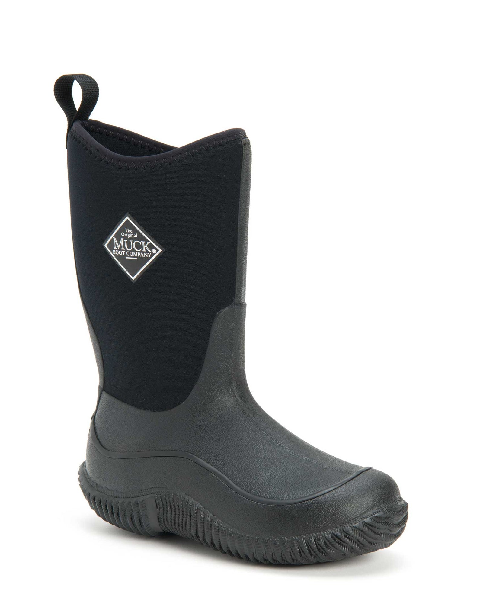 Kids Hale Black Gumboots