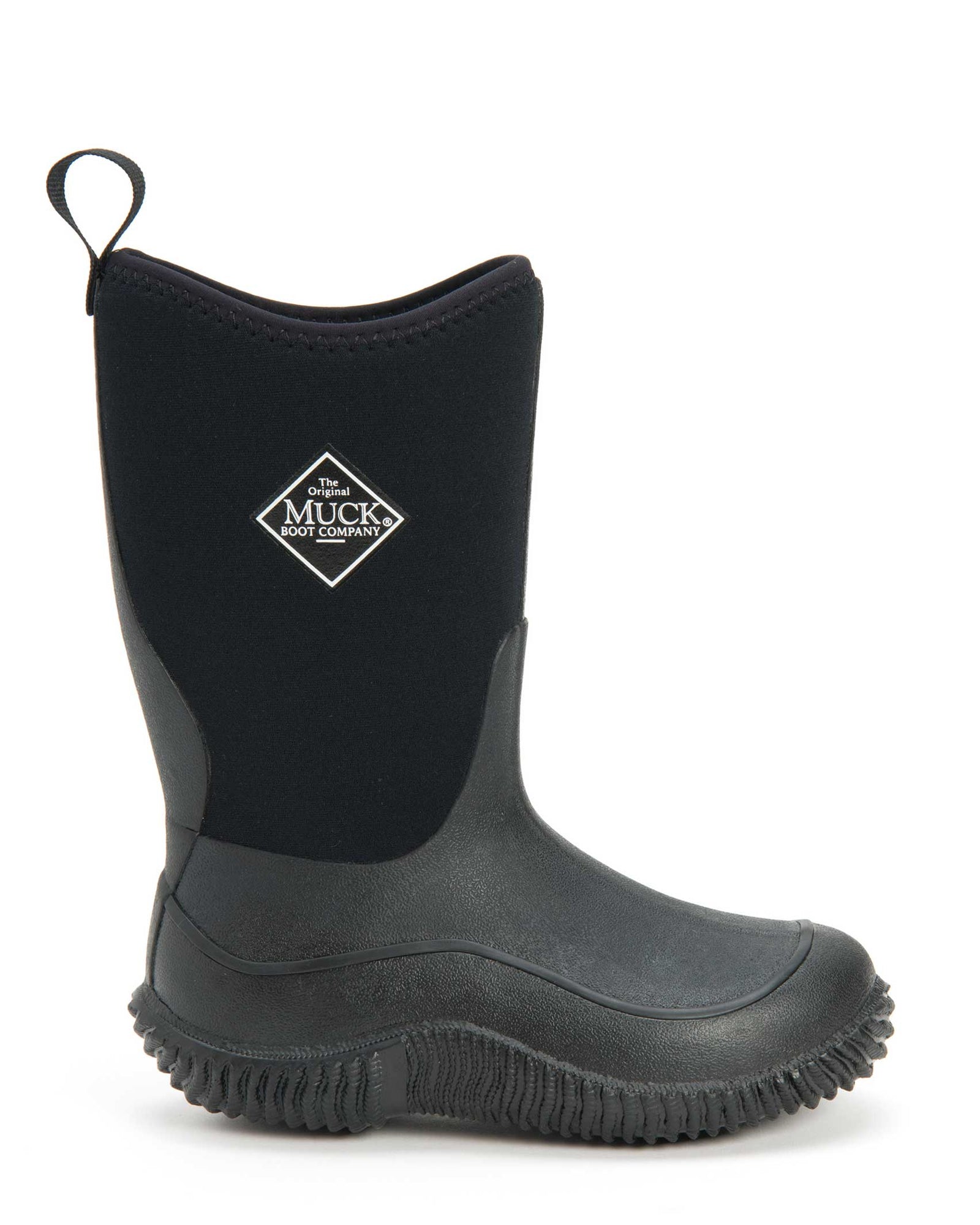 Kids Hale Black Gumboots