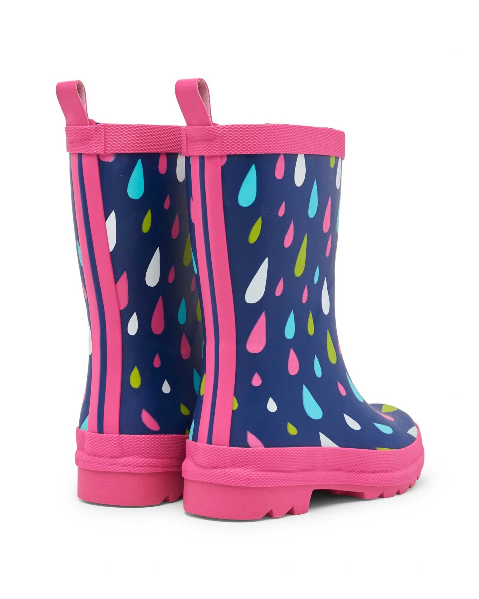 Rain Drops Matte Gumboots