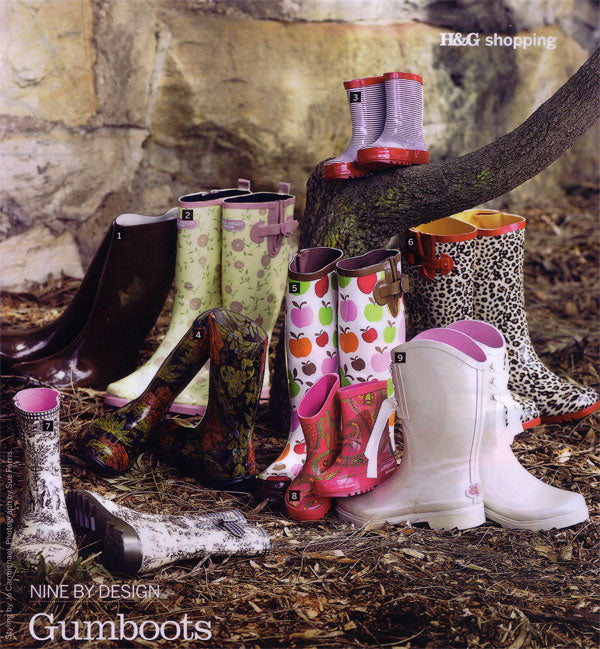 Wellies page in House and Garden