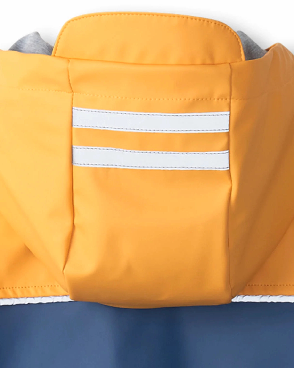 Yellow & Navy Mariner Rain Jacket