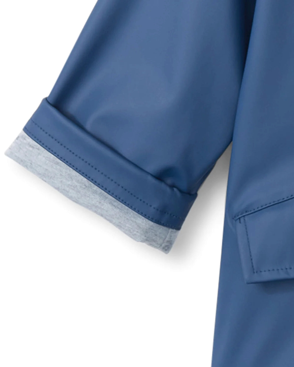 Yellow & Navy Mariner Rain Jacket