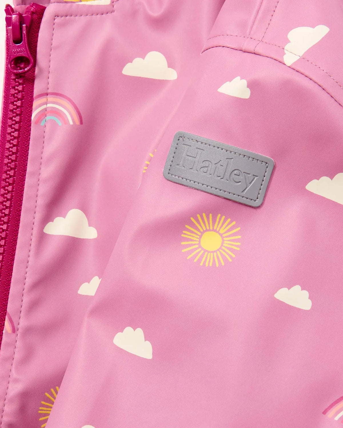 Sun Charm Zip Up Rain Jacket