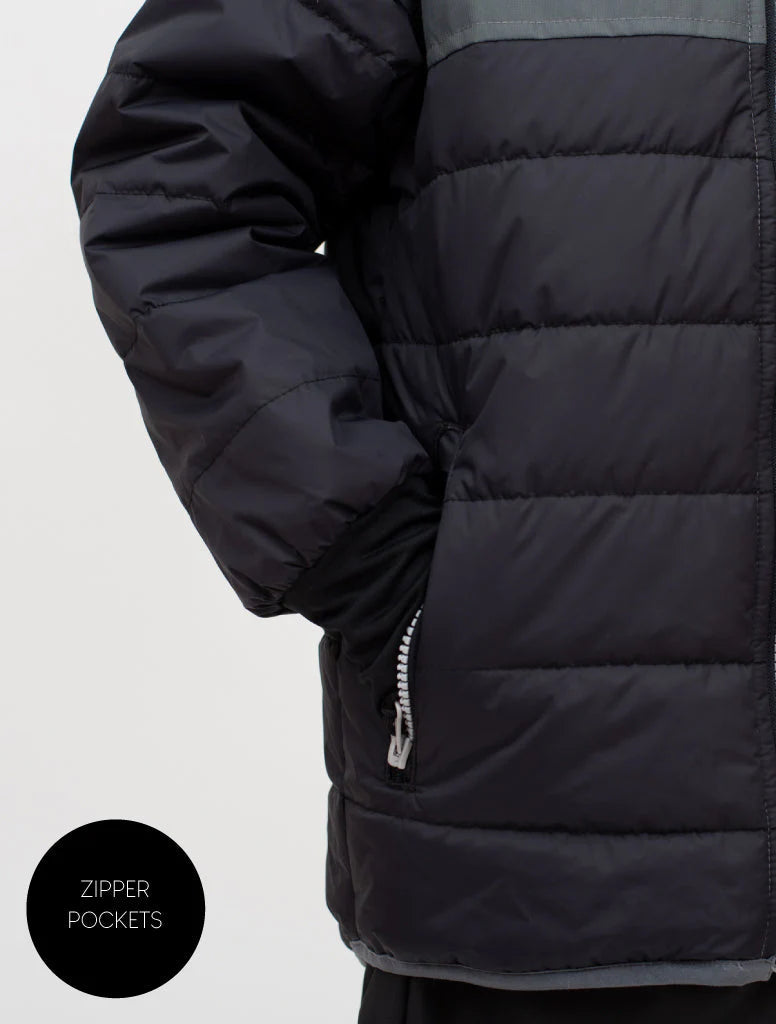 Hydracloud Puffer Jacket Black Autobot