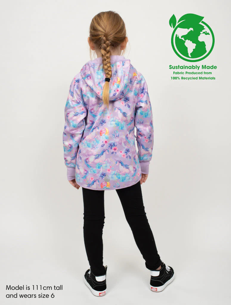 All Weather Waterproof Hoodie Unicorn Dream