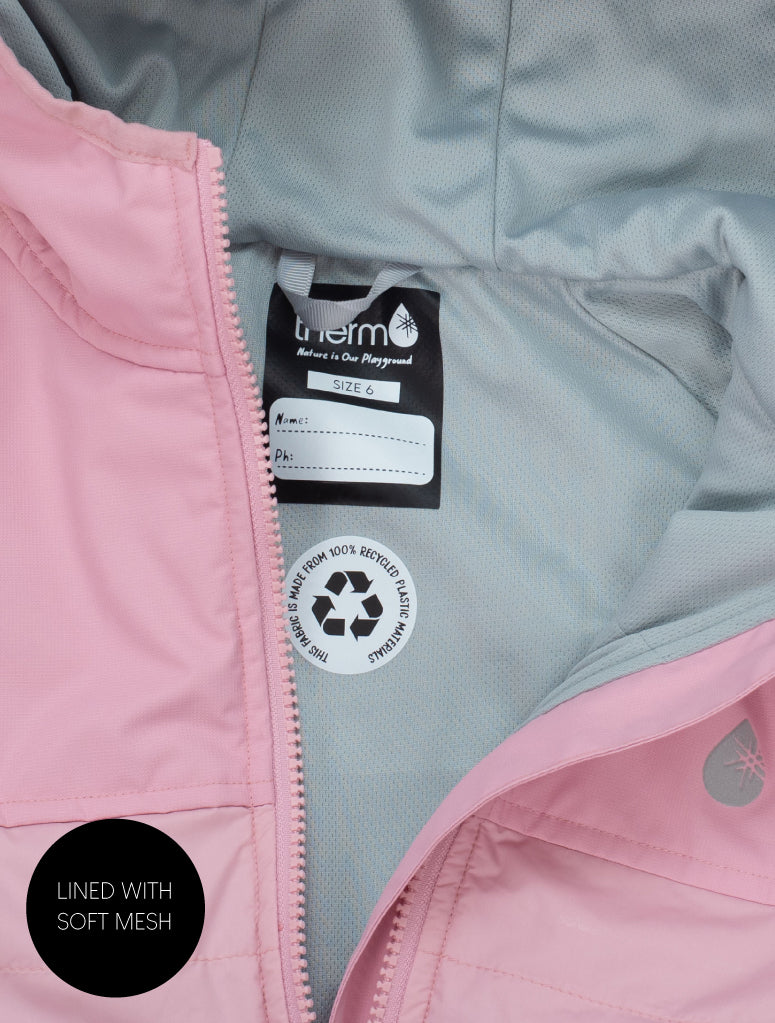 Hydracloud Puffer Jacket - Ballet Pink | Waterproof Windproof Eco Hydracloud Puffer Jacket - Ballet Pink | Waterproof Windproof Eco