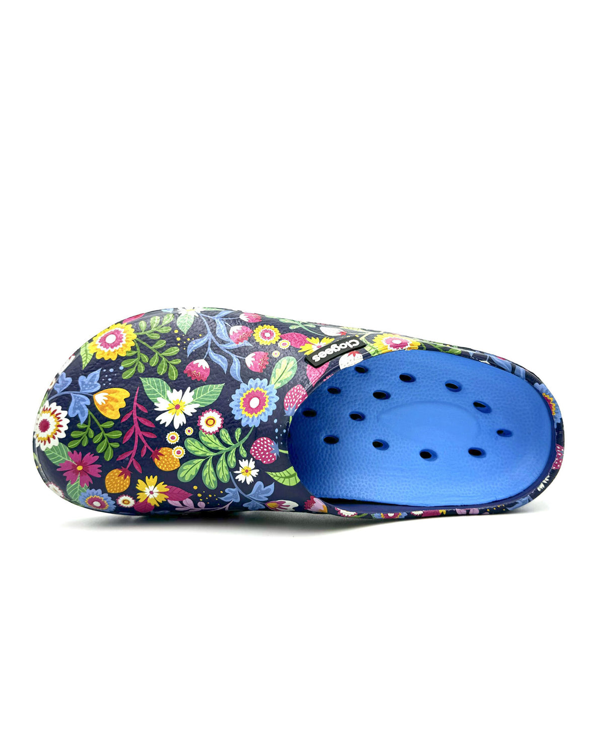 Womens Garden Clogs Bright Flowers