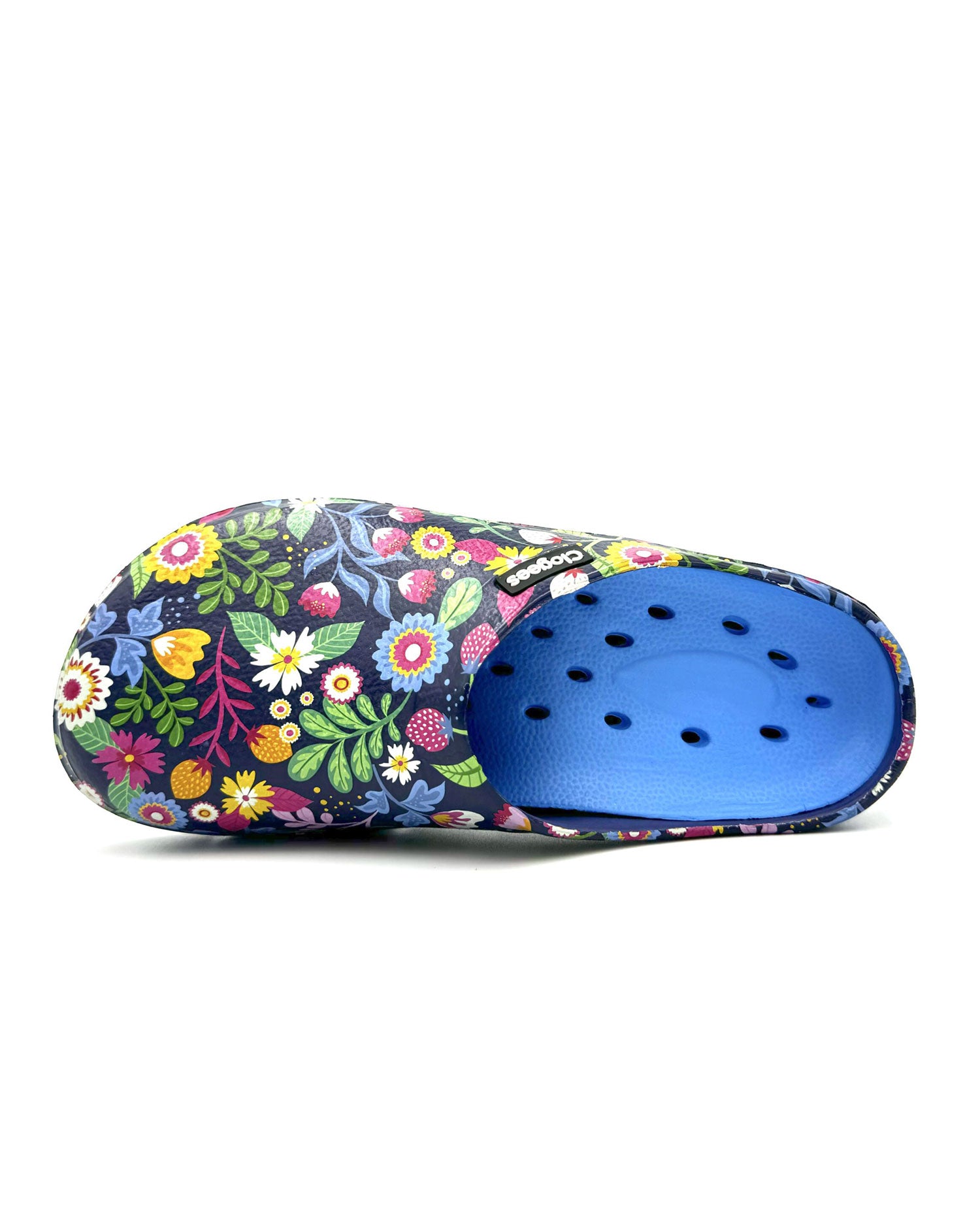 Womens Garden Clogs Bright Flowers