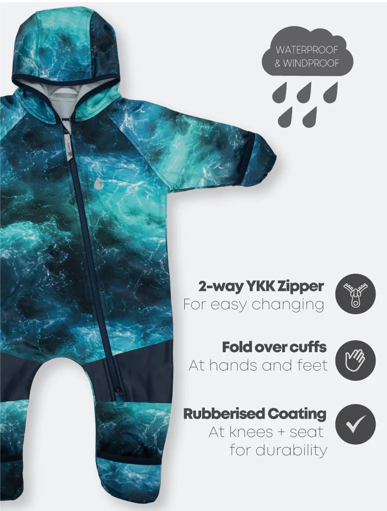 All Weather Fleece Onesie Surf 3 | Wellies Online