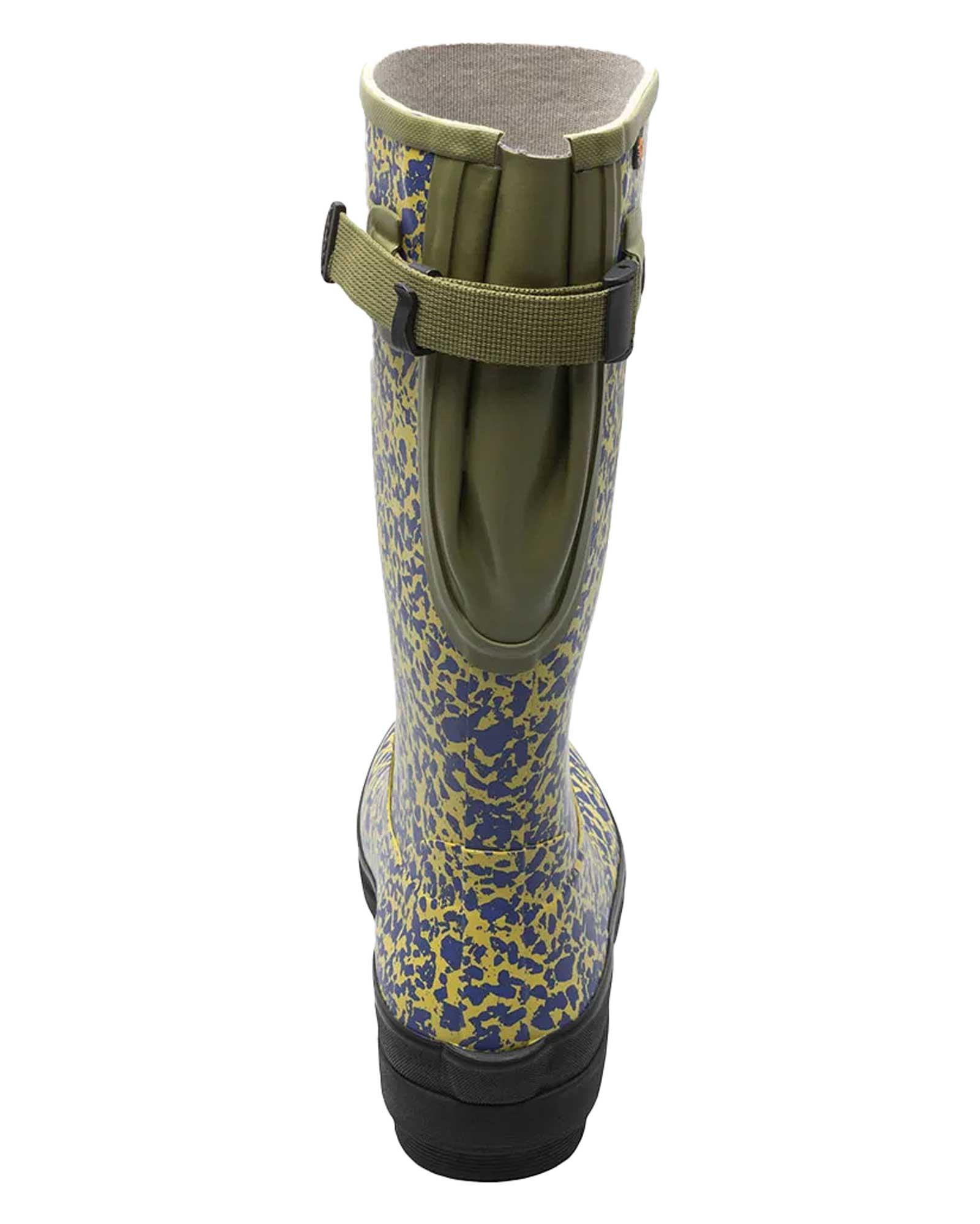 Amanda Spotty Tall Gumboots Olive 5 | Wellies Online