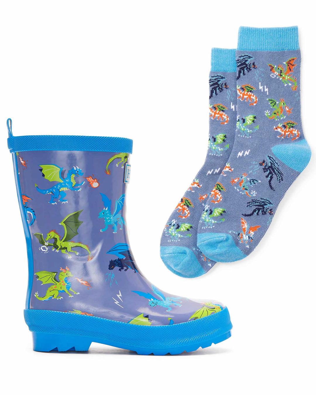 Dragon Realm Shiny Gumboots 2 | Wellies Online