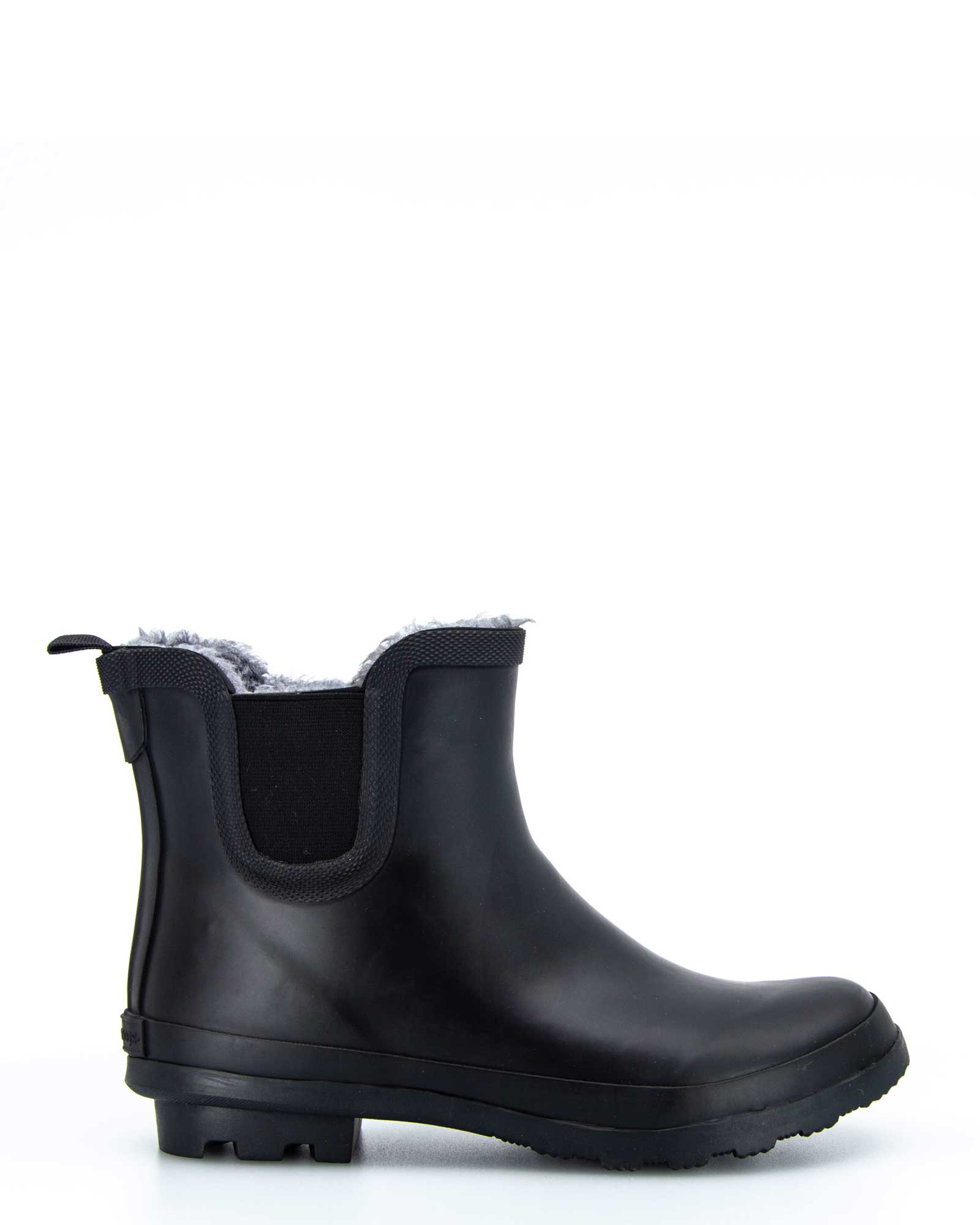 Original Fleeced II Black Ankle Gumboots