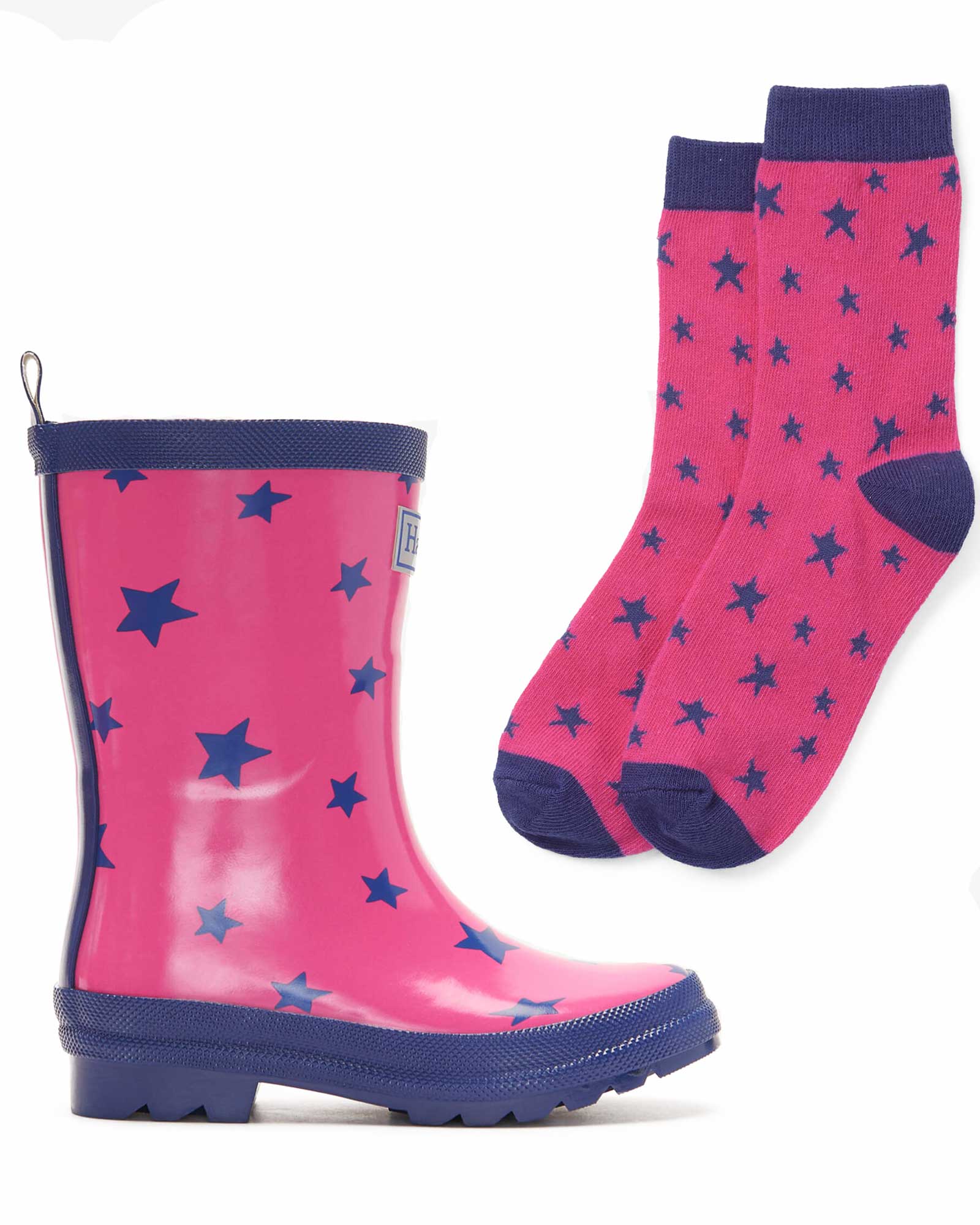 Glitter Stars Kids Gumboots