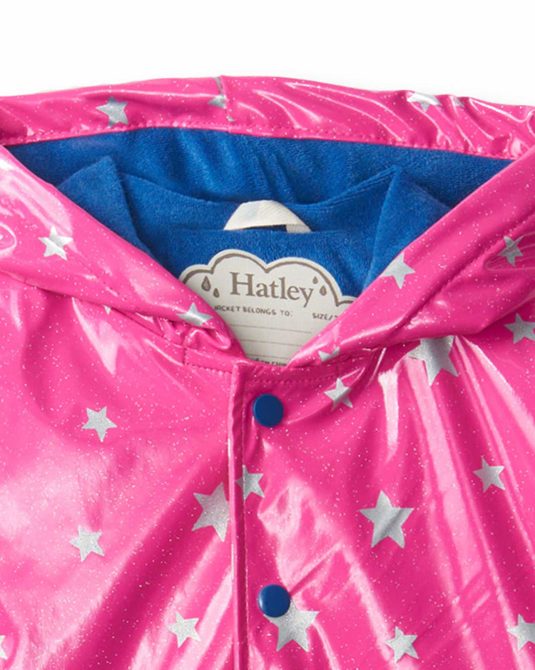 Glitter Stars Raincoat 4 | Wellies Online