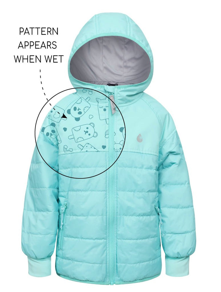 Hydracloud Puffer Jacket Aqua Sky 1 | Wellies Online