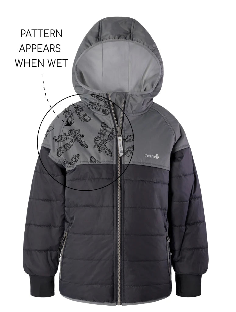 Hydracloud Puffer Jacket Black Autobot 1 | Wellies Online