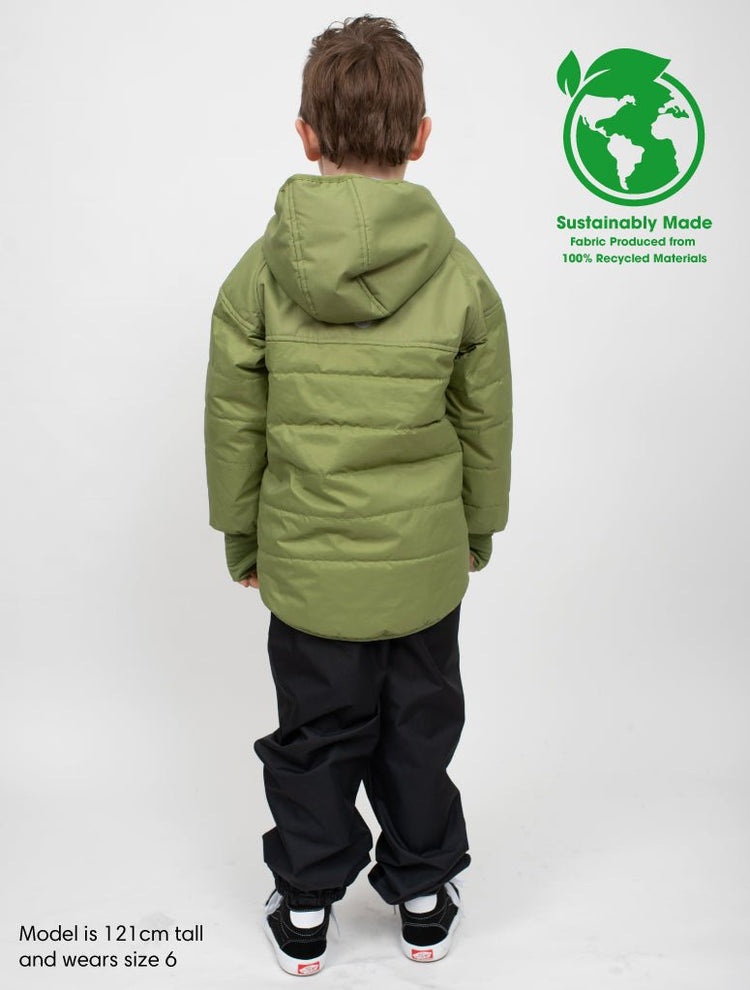 Hydracloud Puffer Jacket Olive 7 | Wellies Online
