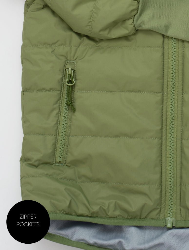 Hydracloud Puffer Jacket Olive 5 | Wellies Online