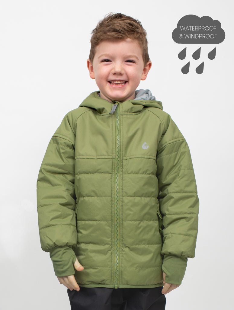 Hydracloud Puffer Jacket Olive 2 | Wellies Online