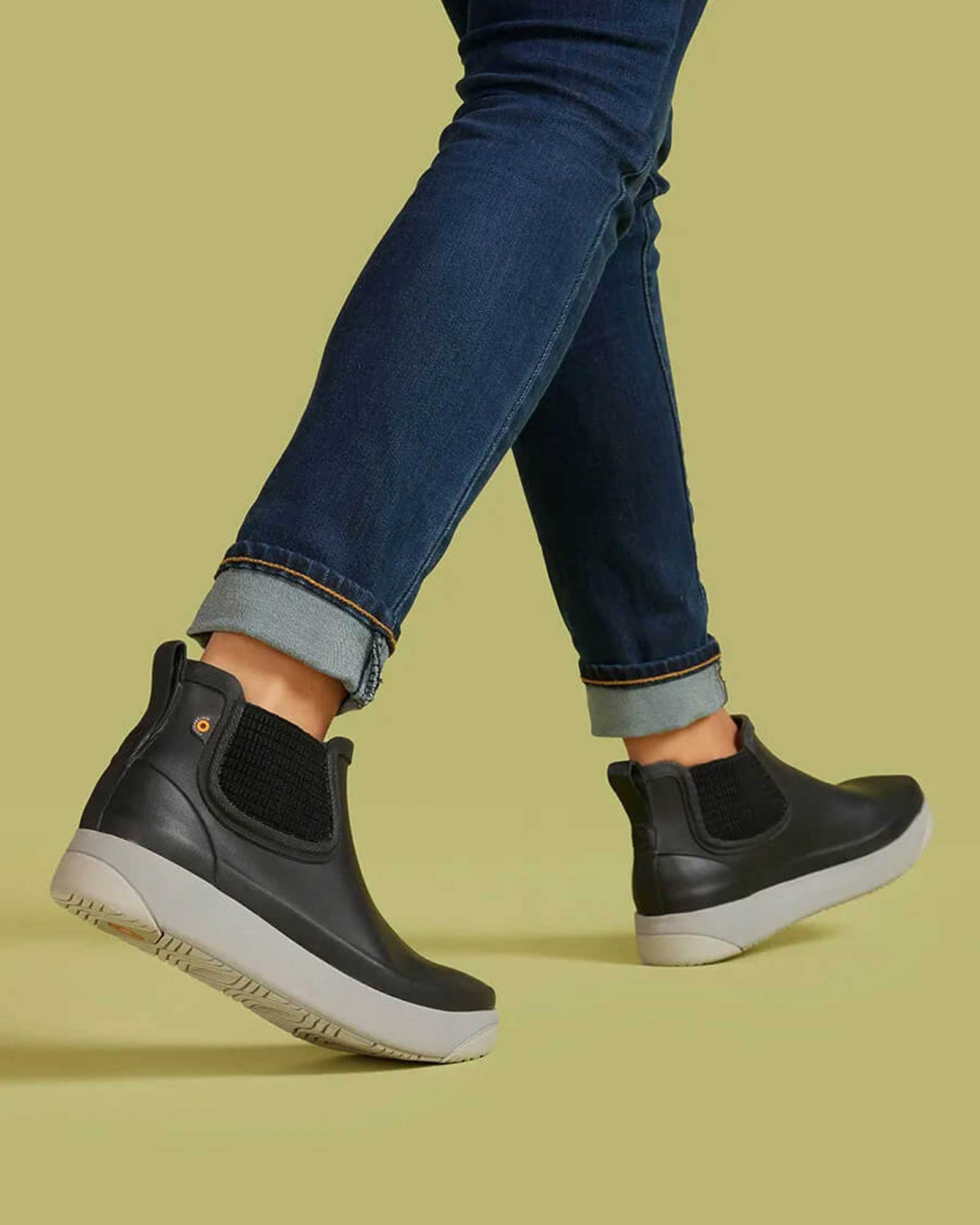 Kicker Rain Chelsea II Gumboots Black 3 | Wellies Online