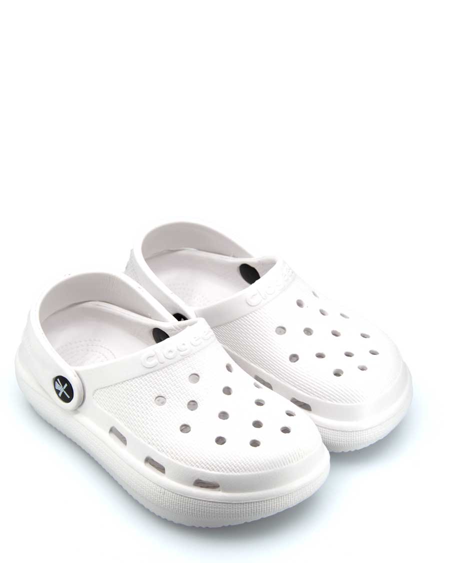 Softy Kids Clogs White