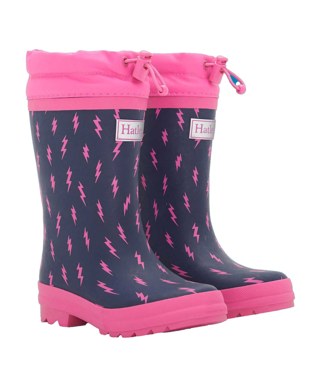 Mini Lightening Bolts Sherpa Lined Gumboots 2 | Wellies Online
