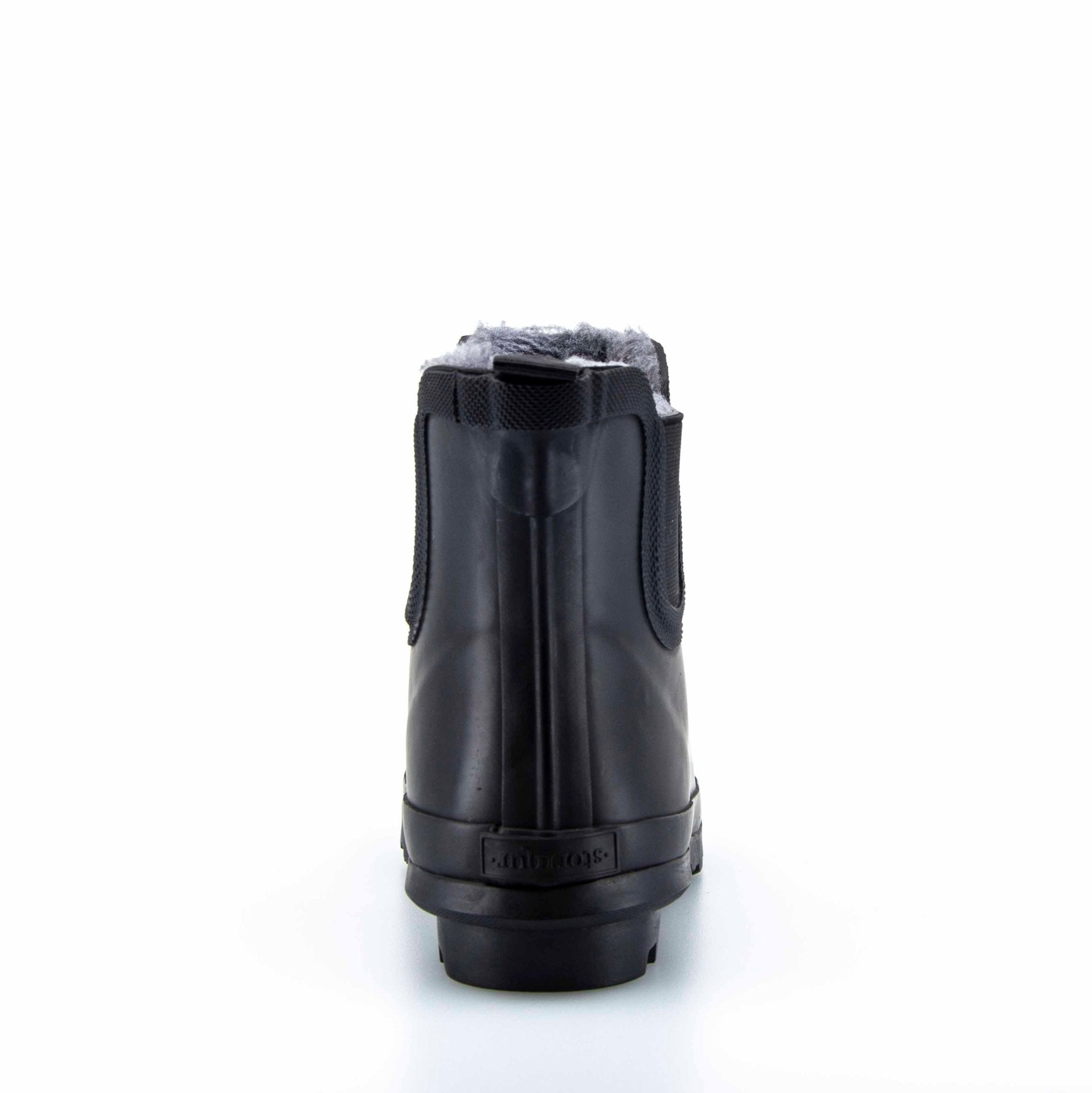 Original Fleeced II Black Ankle Gumboots 8 | Wellies Online