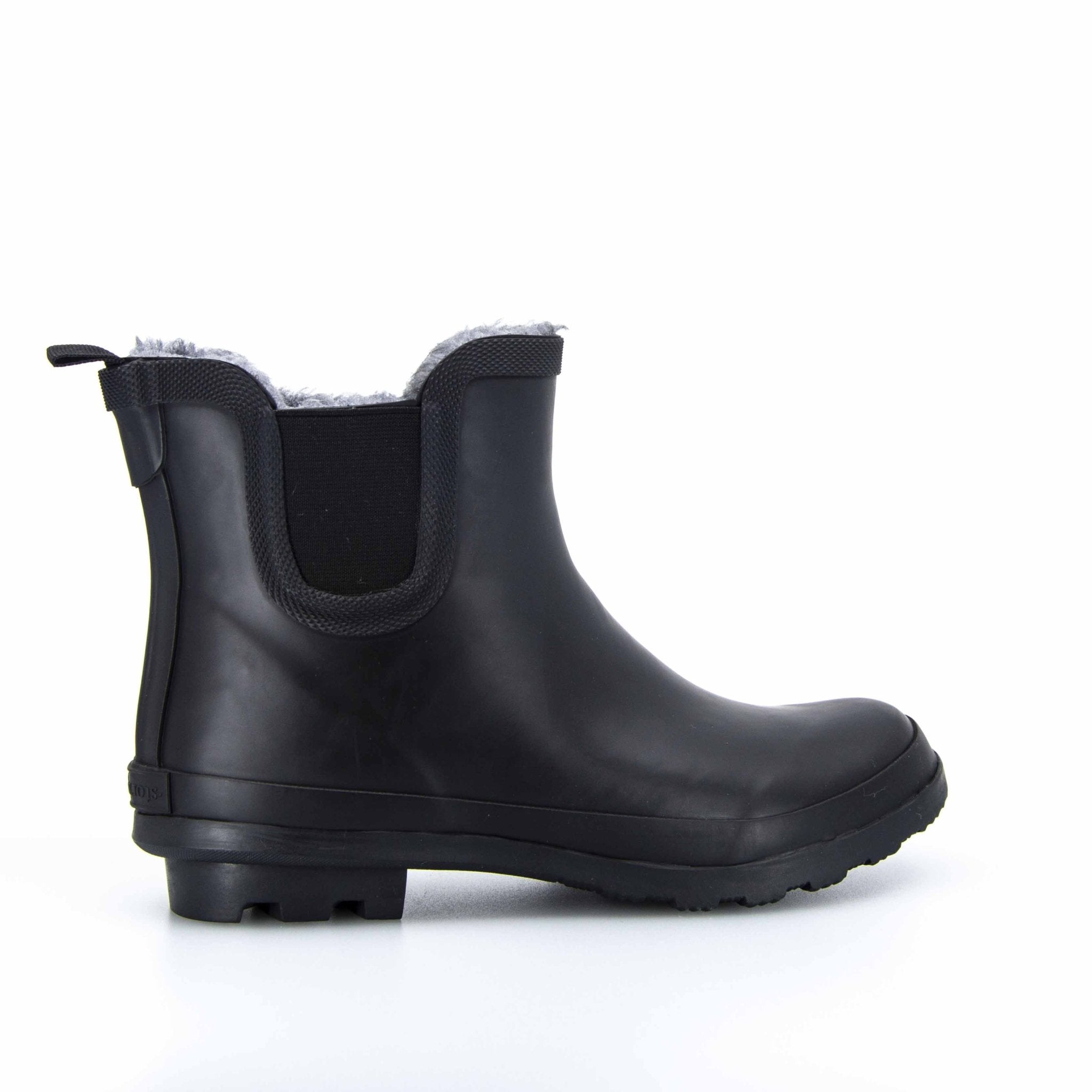 Original Fleeced II Black Ankle Gumboots 3 | Wellies Online