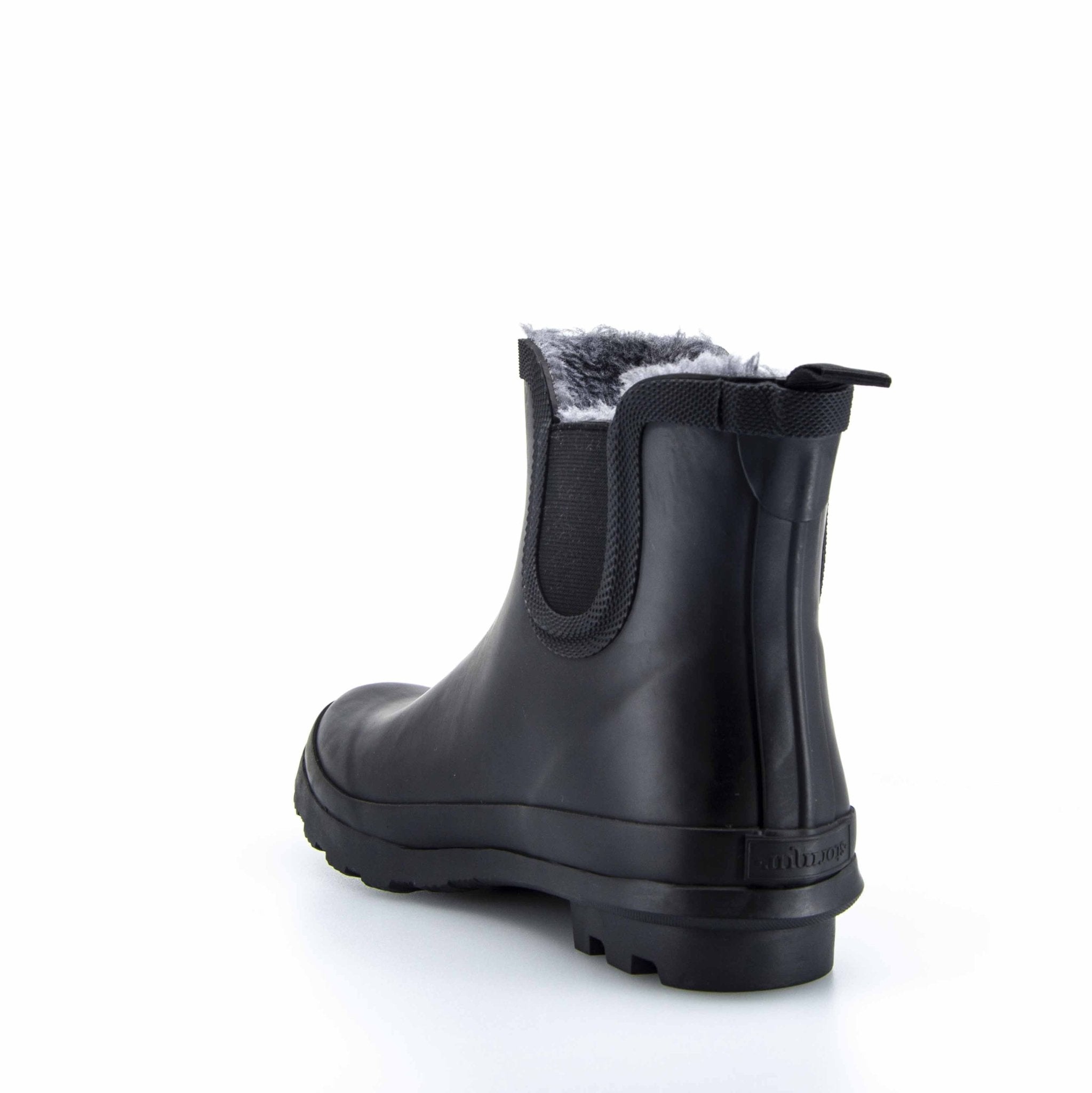 Original Fleeced II Black Ankle Gumboots 10 | Wellies Online