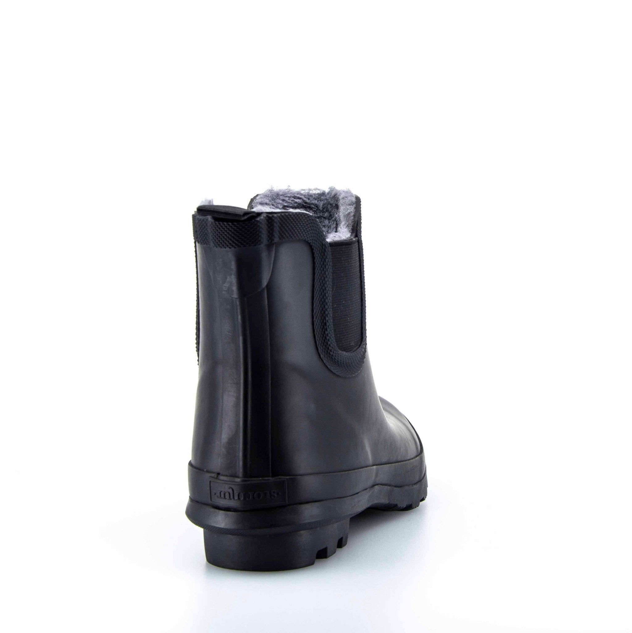 Original Fleeced II Black Ankle Gumboots 7 | Wellies Online
