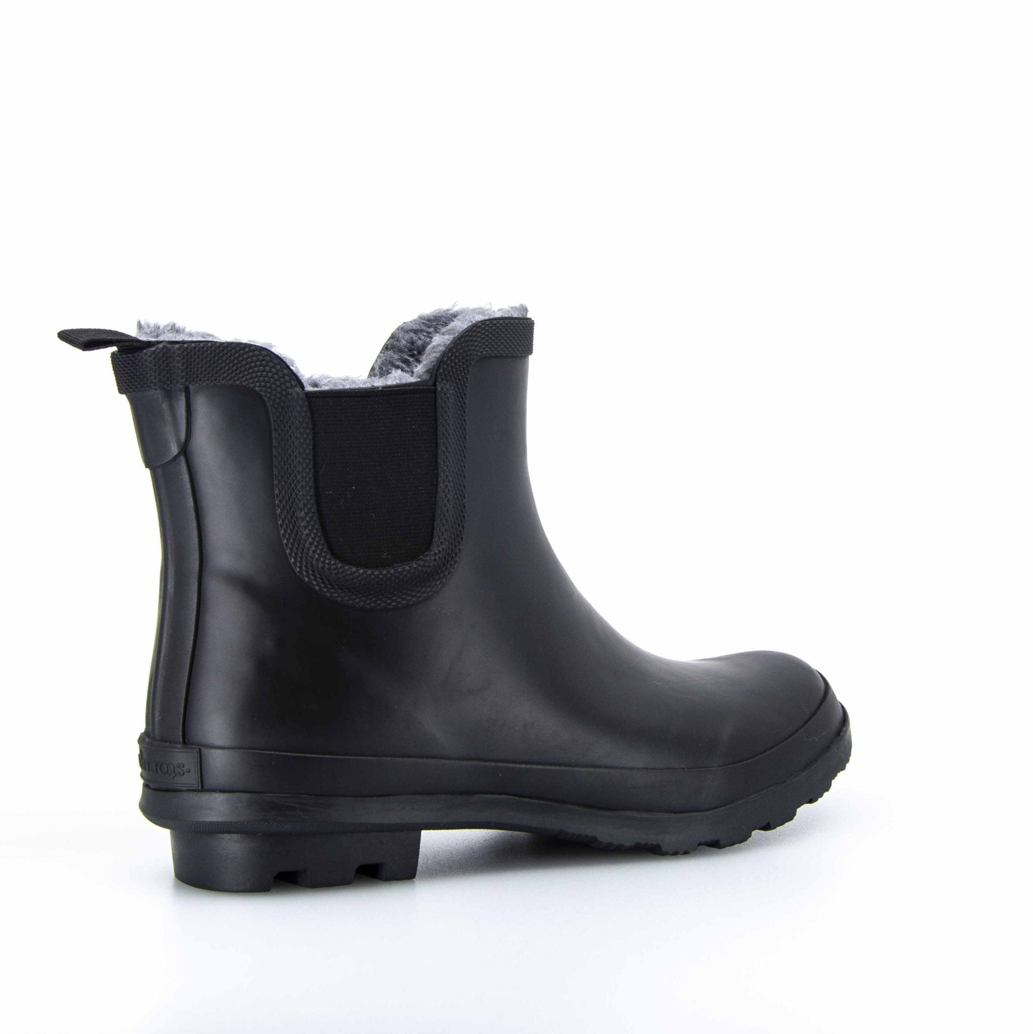 Original Fleeced II Black Ankle Gumboots 4 | Wellies Online