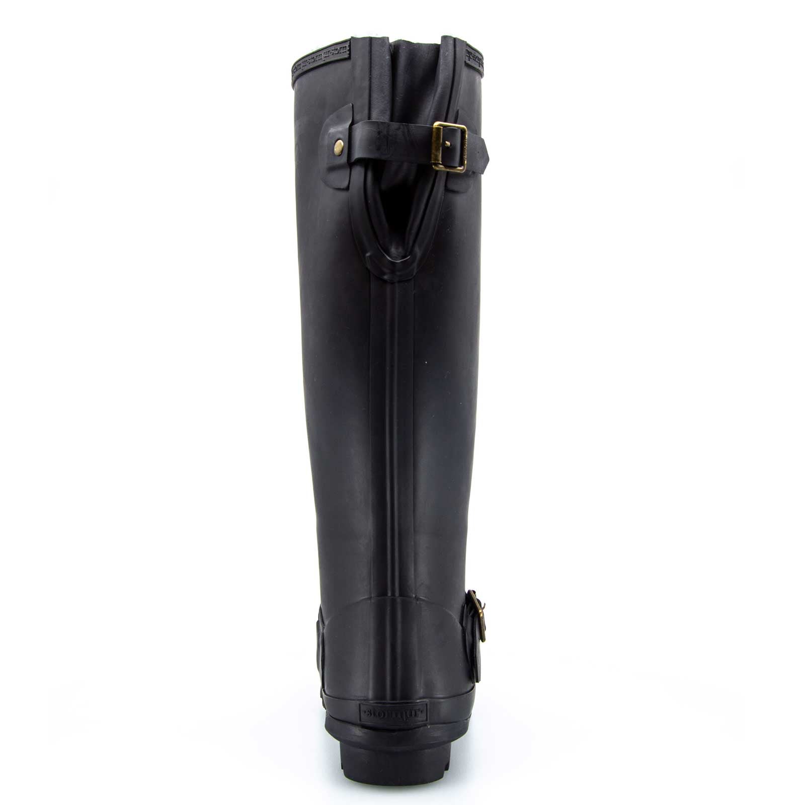 Original Fleeced II Tall Gumboots Black 8 | Wellies Online