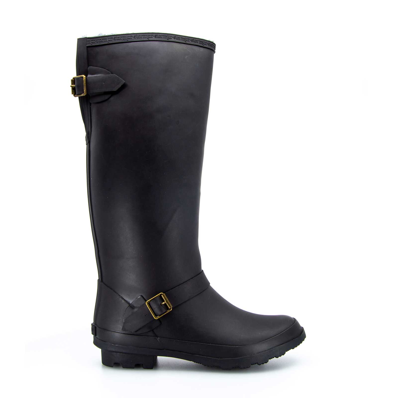 Original Fleeced II Tall Gumboots Black 2 | Wellies Online