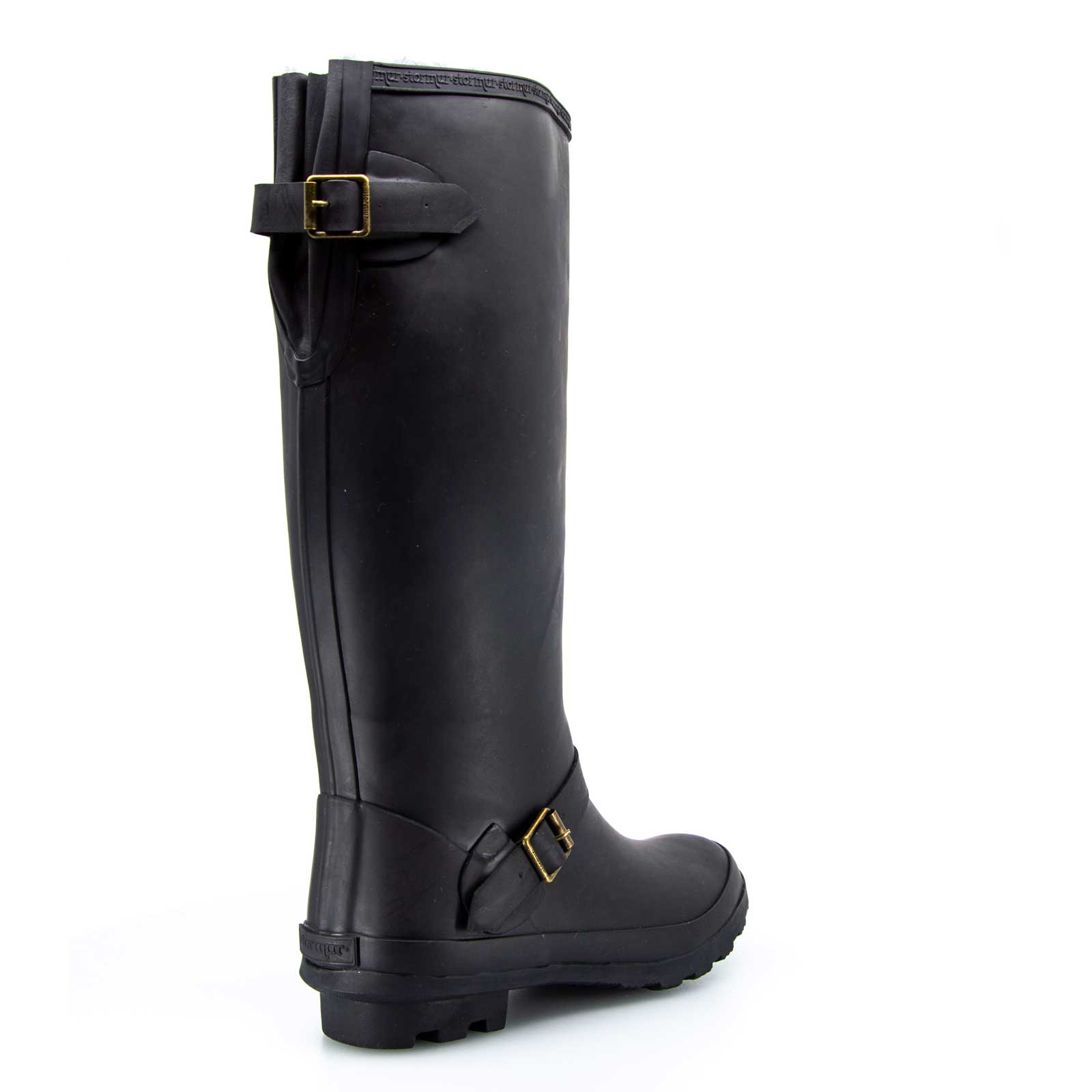 Original Fleeced II Tall Gumboots Black 5 | Wellies Online