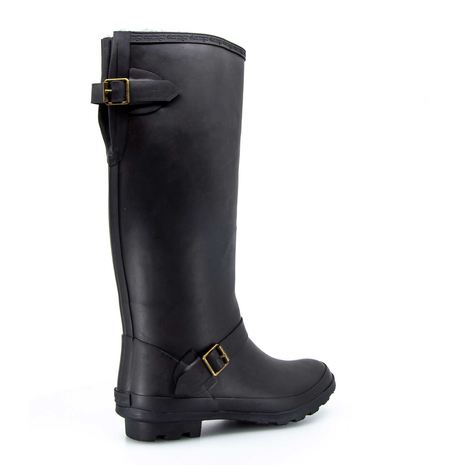 Original Fleeced II Tall Gumboots Black 4 | Wellies Online