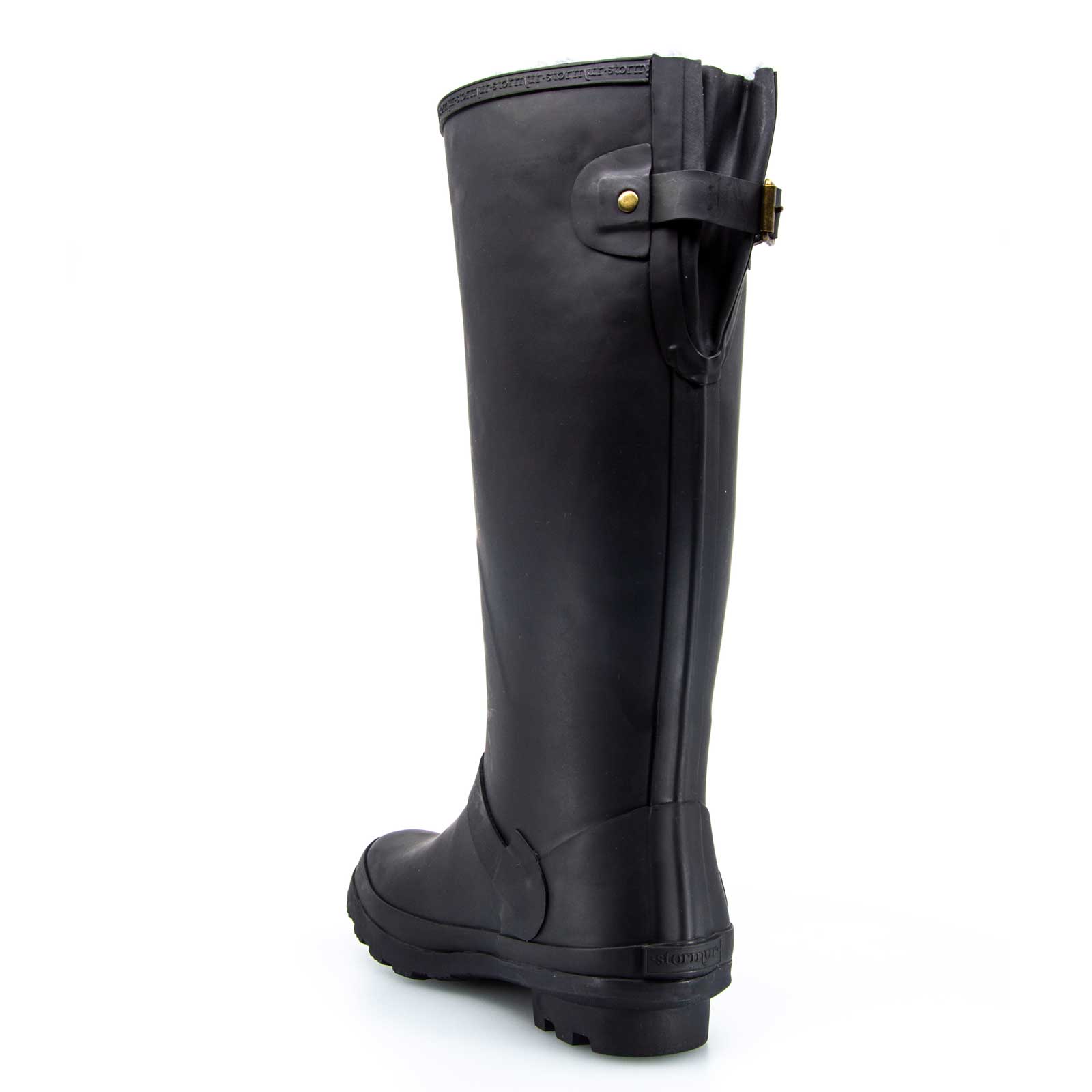 Original Fleeced II Tall Gumboots Black 10 | Wellies Online