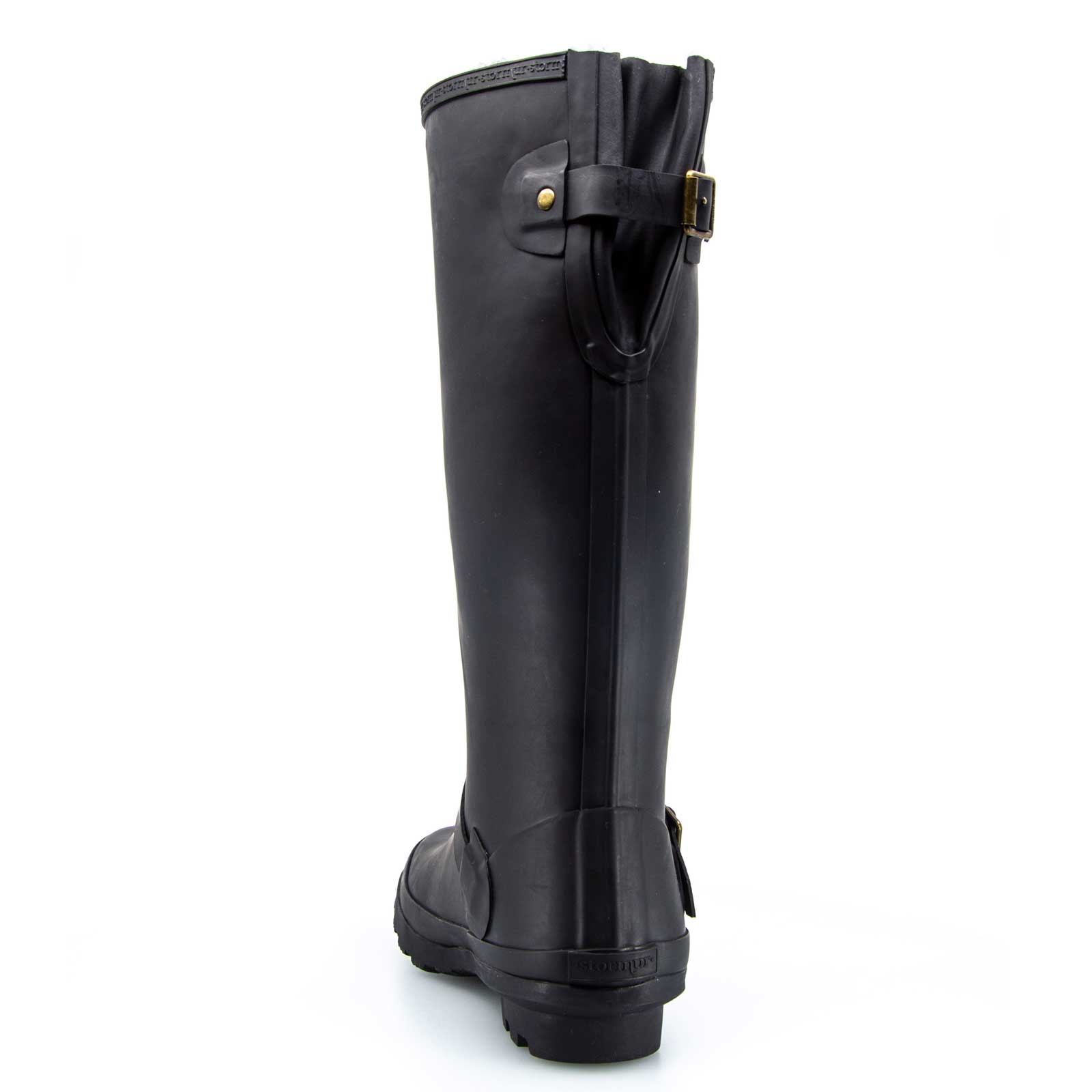 Original Fleeced II Tall Gumboots Black 9 | Wellies Online