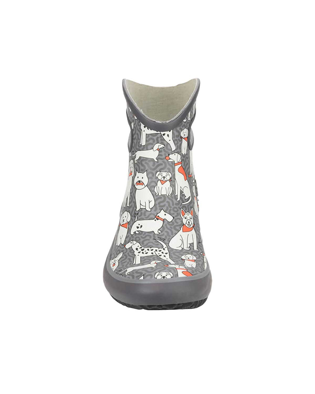 Patch Ankle Gumboots Dog Grey 5 | Wellies Online