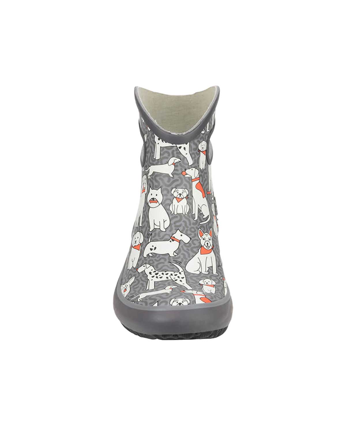 Patch Ankle Gumboots Dog Grey 5 | Wellies Online