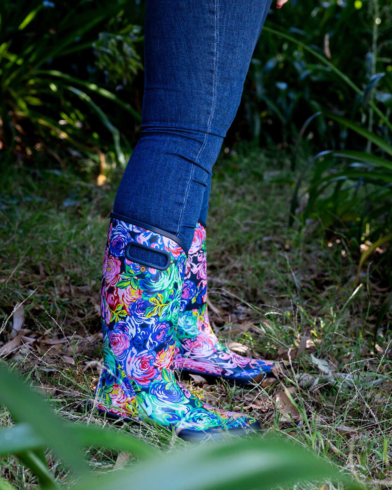 Rainboot Garden Rose Gumboots