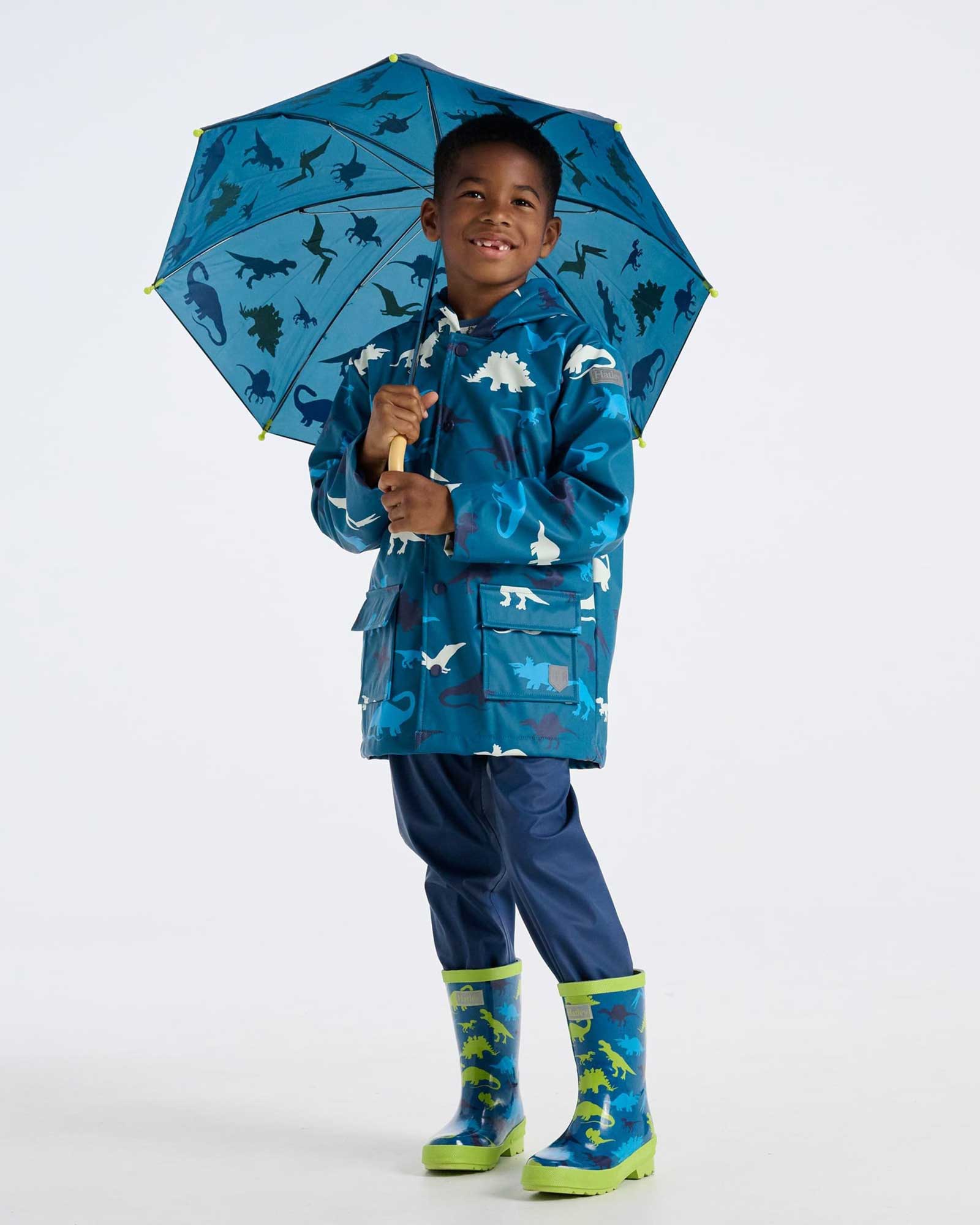 Real Dinos Colour Changing Raincoat 3 | Wellies Online