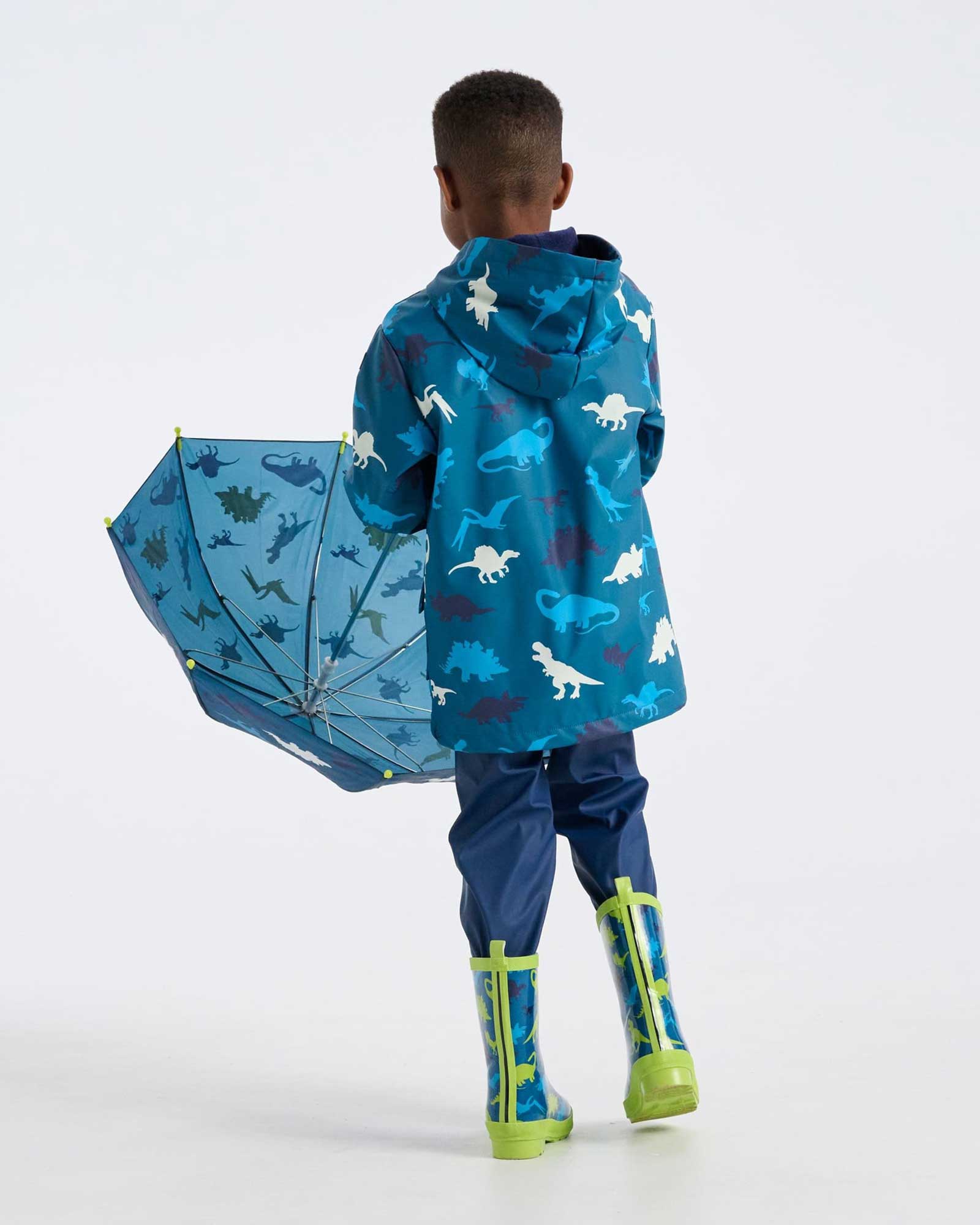 Real Dinos Colour Changing Raincoat 4 | Wellies Online