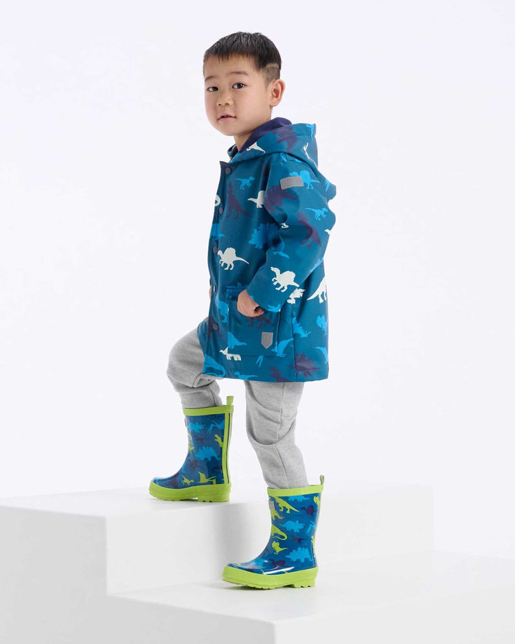 Real Dinos Shiny Gumboots 3 | Wellies Online