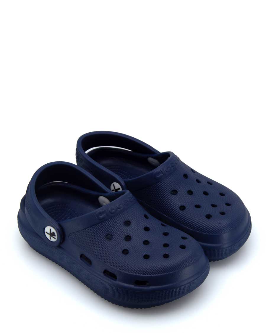 Softy Kids Clogs Navy 1 | Wellies Online