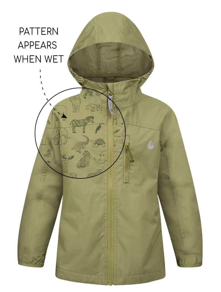SplashMagic Rainshell Olive 1 | Wellies Online