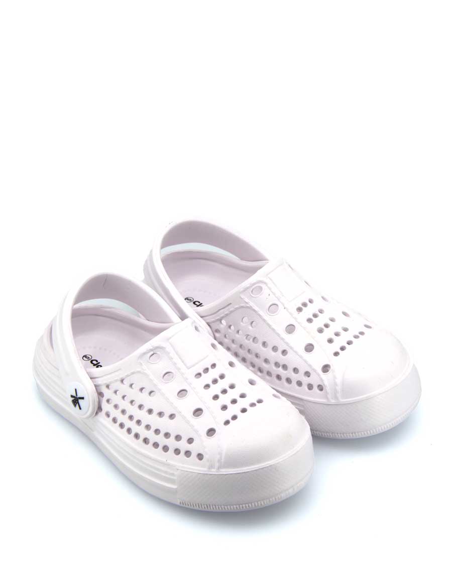 Toddler Cruiser Clogs White 1 | Wellies Online