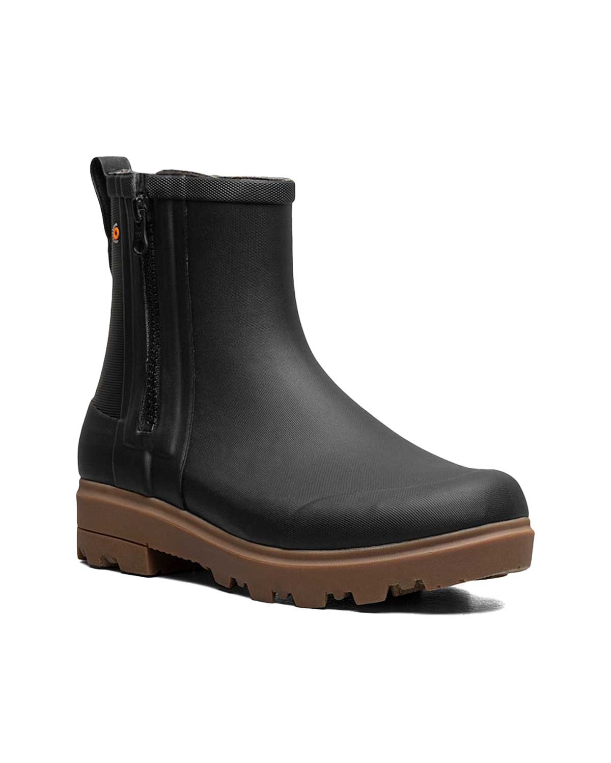 Holly Rain Zip Black Gumboots