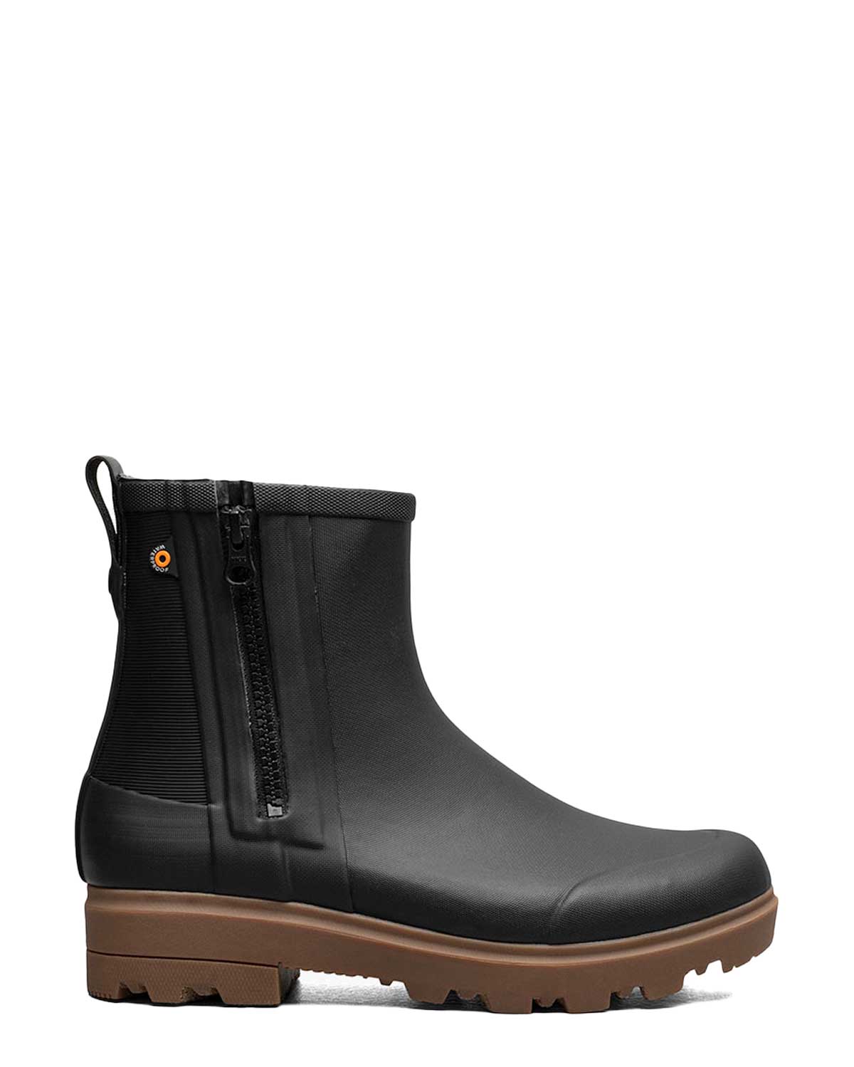 Holly Rain Zip Black Gumboots